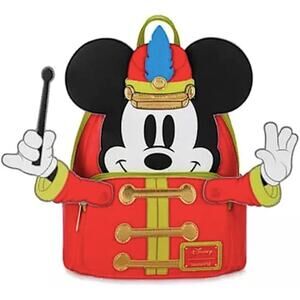 NEW Disney X Loungefly Mickey Mouse The Band Concert Mini Backpack  100 Decades